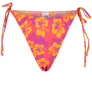 Hibiscus Pink Flower Bikini Bottom