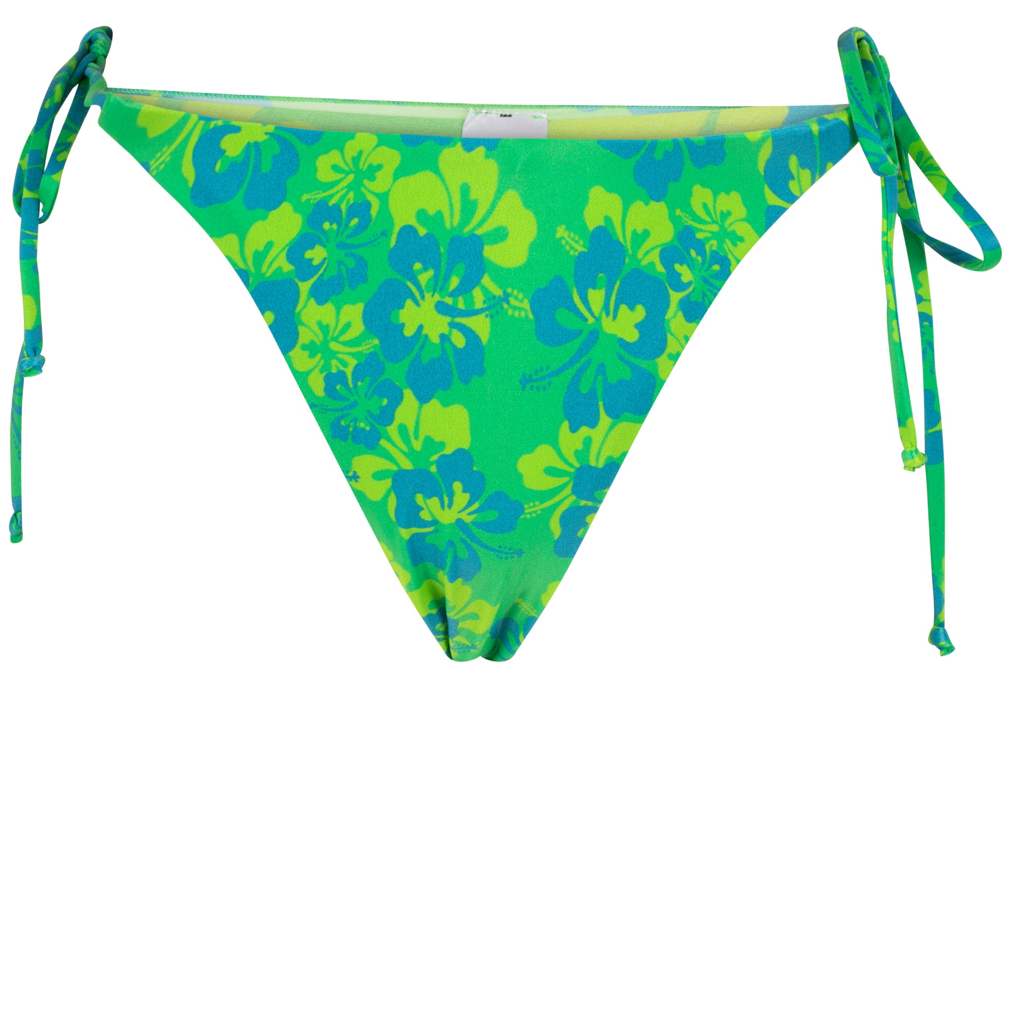 Hibiscus Green Flower Bikini Bottom